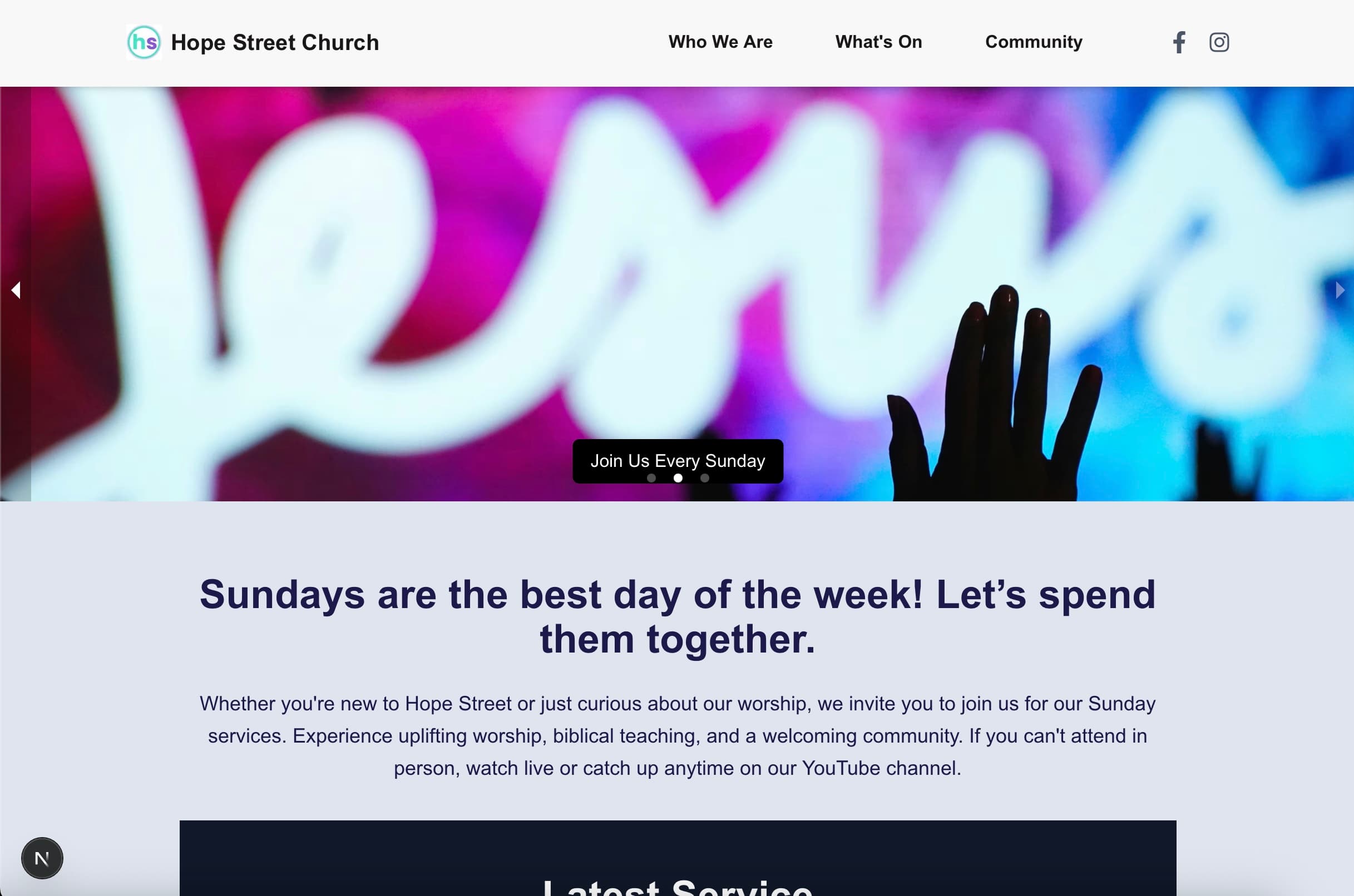 Homepage